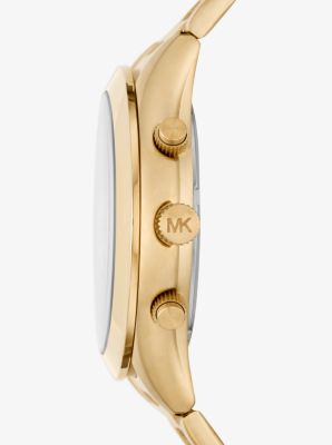 Oversized Slim Runway Gold-Tone Watch image number 1
