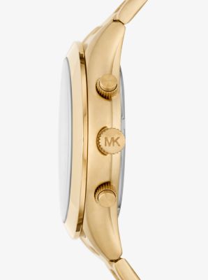 Oversized Slim Runway Michael Gold-Tone | Kors Watch Canada