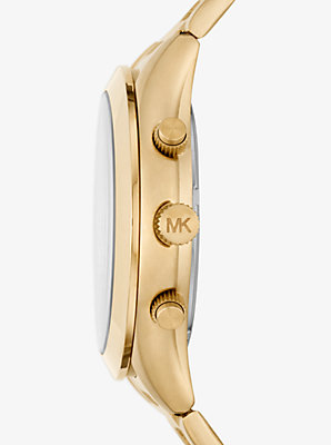 Oversized Slim Runway Gold-Tone Watch