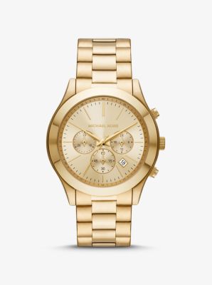 Oversized Hutton Gold-Tone Watch | Michael Kors