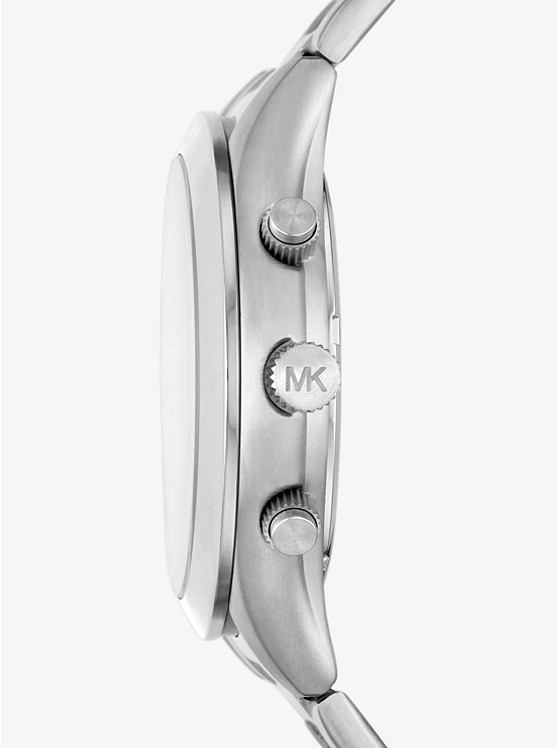Oversized Slim Runway Silver-tone Watch | Michael Kors