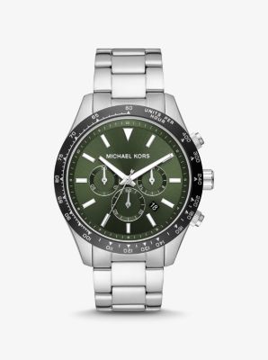 Übergroße Armbanduhr Layton im Silberton image number 0