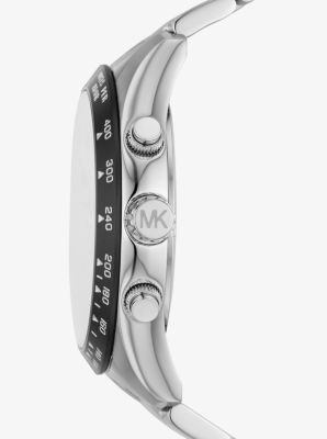 Oversized Layton Silver-Tone Watch | Michael Kors