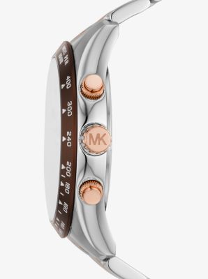 Übergroße zweifarbige Armbanduhr Layton image number 1