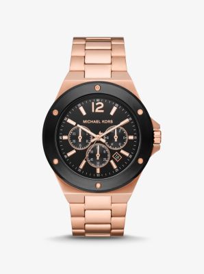 Oversized Lennox Rose Gold-Tone Watch | Michael Kors [US]