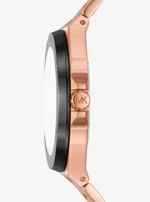 Oversized Lennox Rose Gold-Tone Watch image number 1