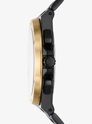 Oversized Lennox Two-Tone Watch | Michael Kors