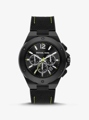 Oversized Lennox Black-Tone Watch | Michael Kors