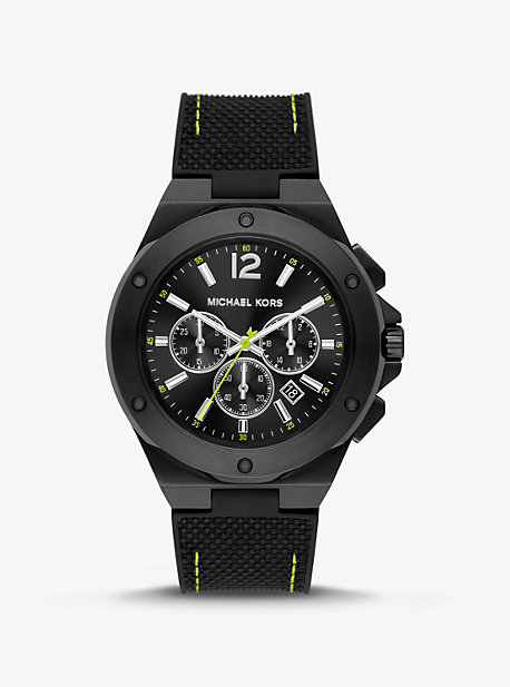Oversized Lennox Black-Tone Watch