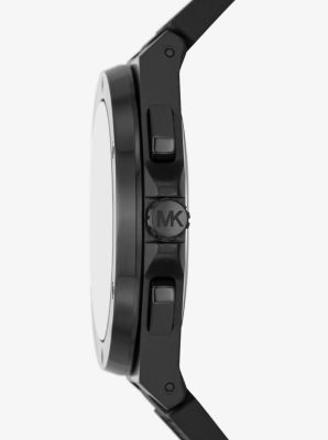 Montre Lennox surdimensionnée noire image number 2