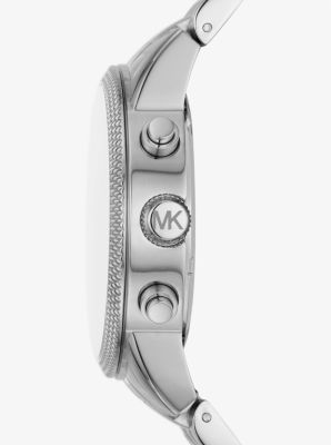 Oversized Hutton Silver-Tone Watch | Michael Kors