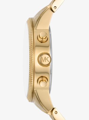 Oversized Hutton Gold-Tone Watch | Michael Kors Canada