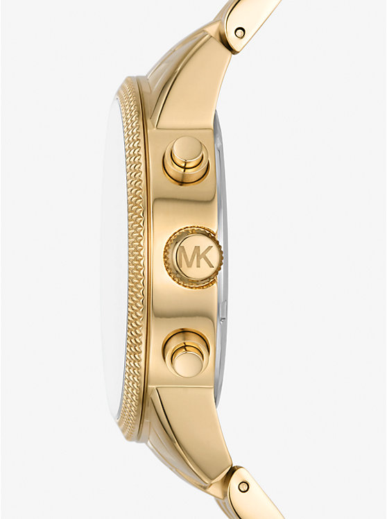 Oversized Hutton Gold-Tone Watch image number 1