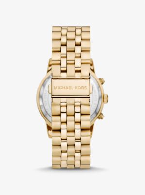 Oversized Hutton Gold-Tone Watch Michael Canada | Kors