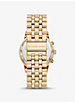 Oversized Hutton Gold-Tone Watch image number 2