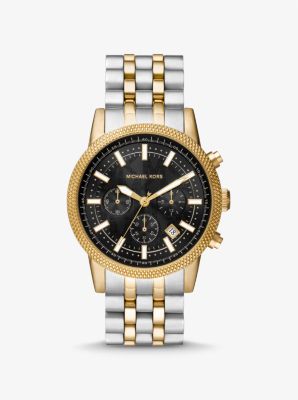 Oversized Hutton Two-Tone Watch | Michael Kors