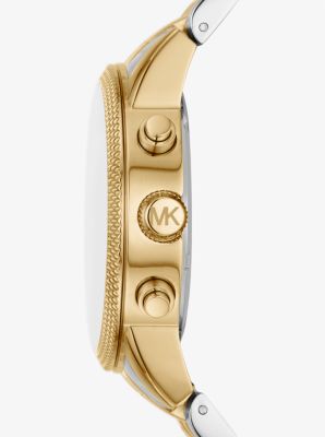 Oversized Michael | Hutton Two-Tone Watch Kors