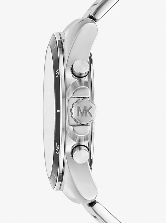 Oversized Alek Silver-Tone Watch Gift Set image number 1
