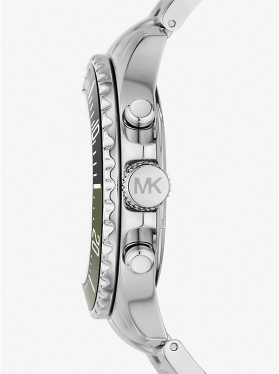 Oversized Everest Silver-Tone Watch image number 1