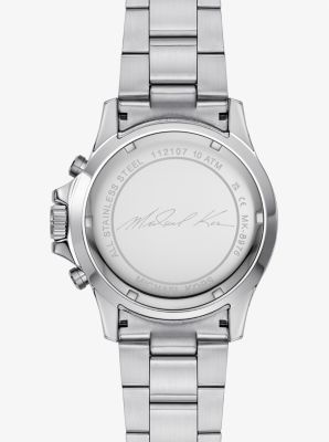 Oversized Silver-Tone Everest Watch Kors | Michael