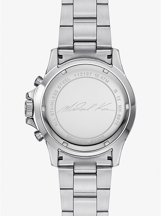 Oversized Everest Silver-Tone Watch image number 2