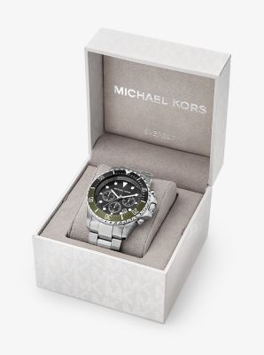 Kors Michael Silver-Tone Oversized Everest Watch |