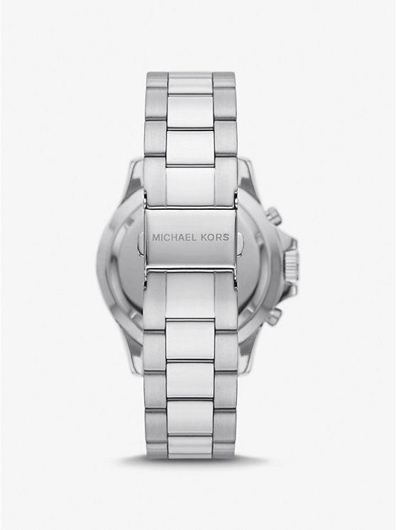 Oversized Everest Silver-Tone Watch image number 5