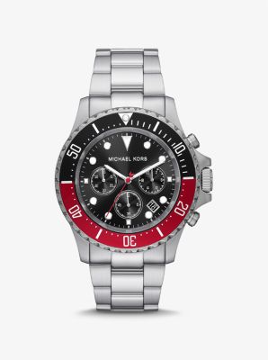 Oversized Everest Silver-Tone Watch | Michael Kors