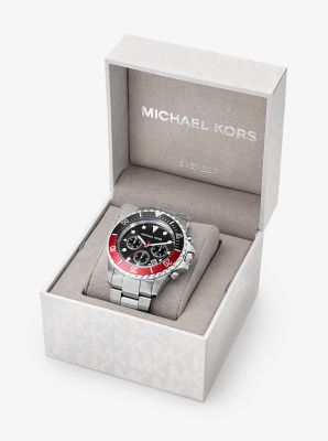 Oversized Everest Silver-Tone Watch | Michael Kors