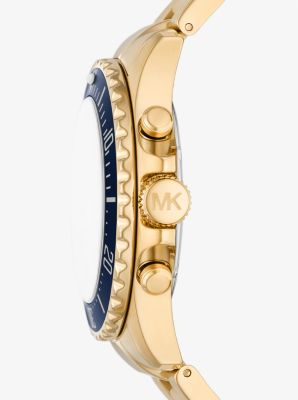 Oversized Everest Gold-Tone Watch Kors | Michael