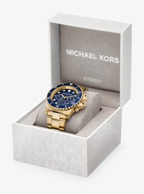 Gold-Tone Michael | Oversized Everest Kors Watch