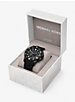 Oversized Everest Black-Tone and Silicone Watch image number 4