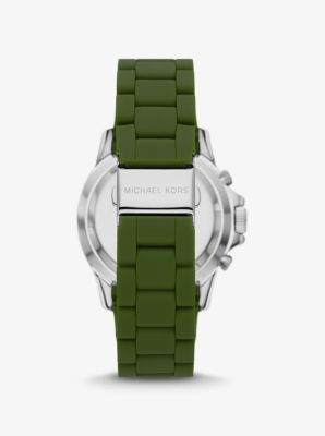 Michael Kors Parker Chronograph Green Dial Green Leather