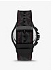 Oversized Lennox Stripe Silver-Tone Watch image number 2