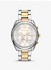 Oversized Janelle Two-Tone Watch image number 0