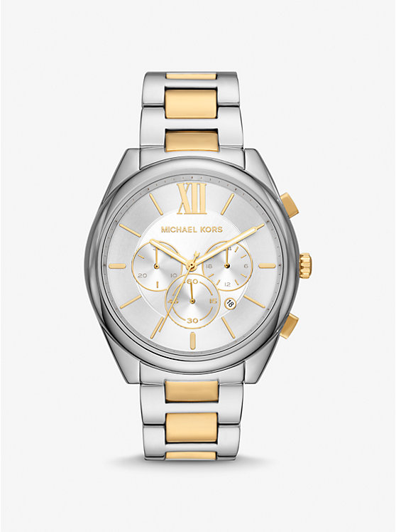 Oversized Janelle Two-Tone Watch image number 0