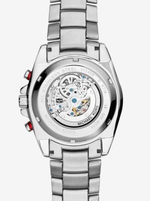 Jetmaster Silver Tone Stainless Steel Watch Michael Kors