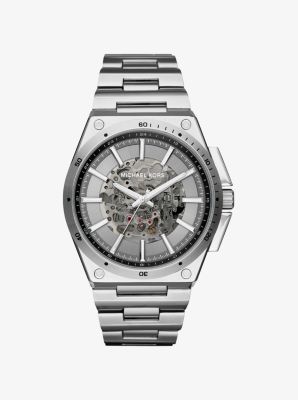 Wilder Automatic Silver-Tone Watch 