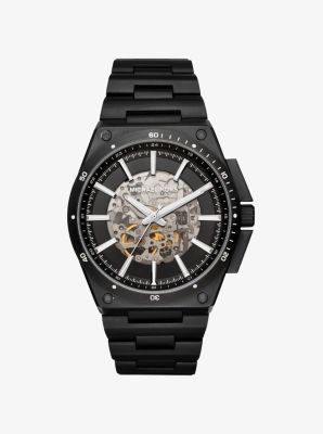 Wilder Automatic Black Tone Watch Michael Kors Canada