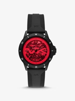 michael kors skeleton watch mens