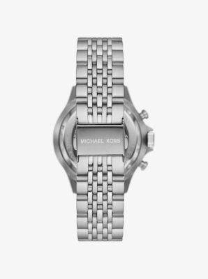 Oversized Bayville Silver-Tone Watch