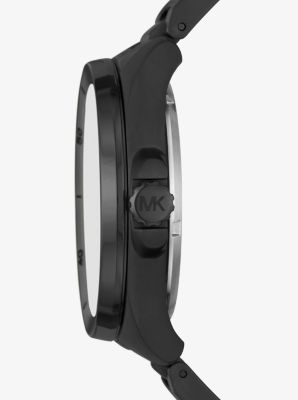 Oversized Brecken Black-Tone Watch image number 1