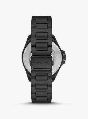 Oversized Brecken Black-Tone Watch image number 2