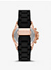 Oversized Everest Rose Gold-Tone and Silicone Watch image number 2