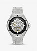 Limited-Edition Oversized Lennox Pavé Silver-Tone Watch image number 0