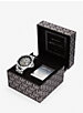 Limited-Edition Oversized Lennox Pavé Silver-Tone Watch image number 4