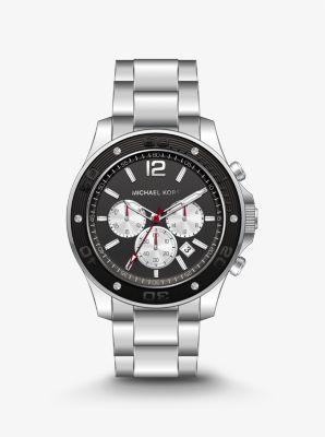 Oversized Nolan Silver-Tone Watch | Michael Kors