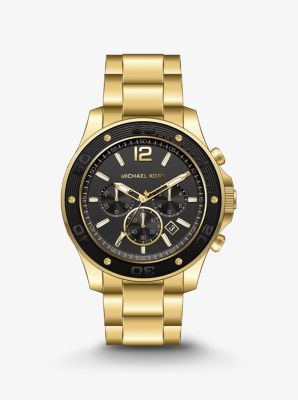 Oversized Nolan Gold-Tone Watch | Michael Kors