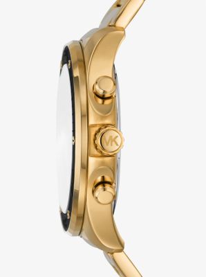 Oversized Nolan Gold-Tone Watch image number 1