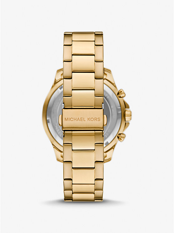 Oversized Nolan Gold-Tone Watch image number 2